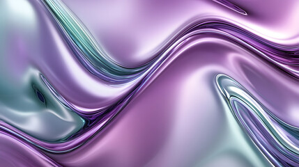 Obraz premium Purple and blue abstract background with a mystical fusion of iridescent colors and shapes