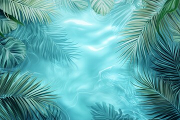 Tropical beach water background.