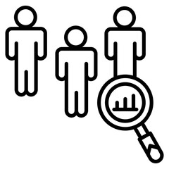 Analytical  Icon Element For Design