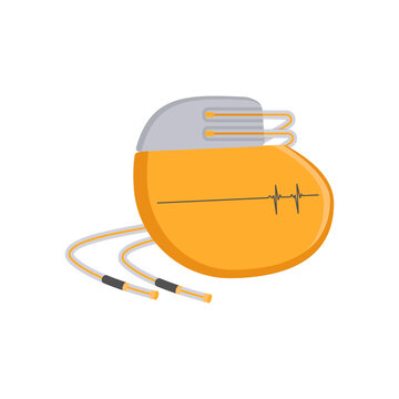 Pace Maker, Cardiovascular Disease Illustration Icon