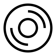 Fototapeta premium device thin icon