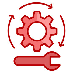 Process  Icon Element For Design