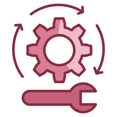 Process  Icon Element For Design
