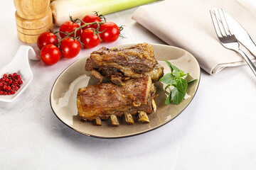 Roasted Lamb ribs with spices