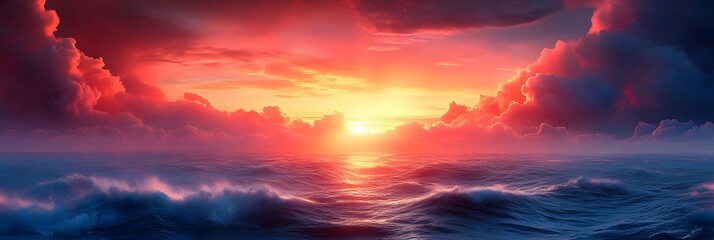 Fototapeta premium A gradient mesh resembling soft sunlight dispersing over a misty horizon.