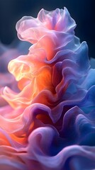 Obraz premium A gradient mesh of glowing pastel tones forming an airy, dreamlike effect. 