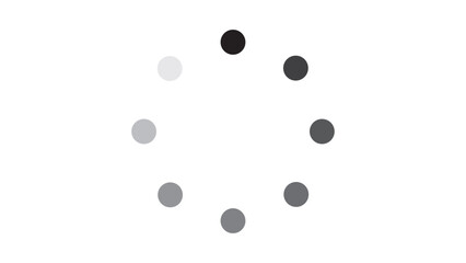 loading icon on white 