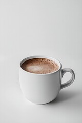 White Coffee Cup on a Clean White Background &ndash; Professional Studio Shot