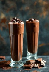 Chocolate Milkshake. Generative Ai. Ai