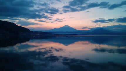 Fototapeta premium 幻想的な夕焼け