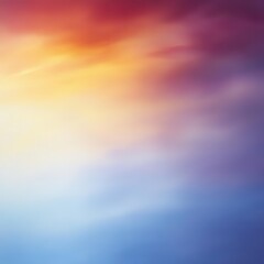 As the sun dips below the horizon, vibrant hues of orange, purple, and fiery tones blend in the abstract watercolor sky, creating a stunning visual display.