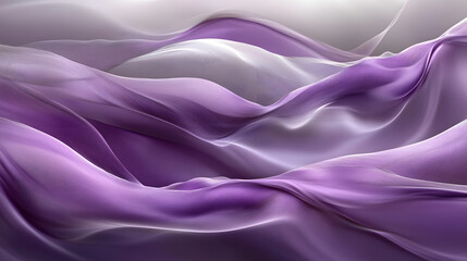 Obraz premium Purple and white abstract background with glowing elements and floral patterns