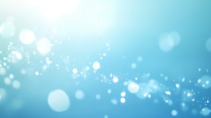 Obraz premium Abstract blue bokeh background with sparkling light and soft focus. AI generated