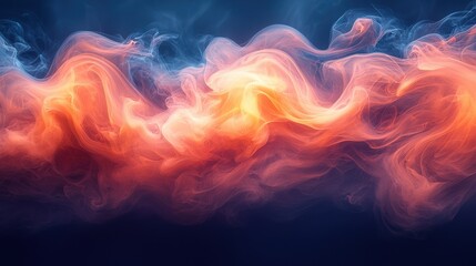 Obraz premium Abstract Smoke Art with Vibrant Colors