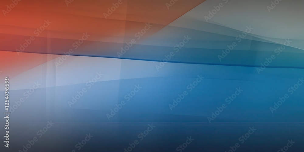 Poster the viewer is drawn into a dynamic visual journey as a seamless gradient of blues and yellows merges