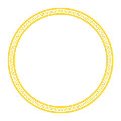 Gold Circle Ornate