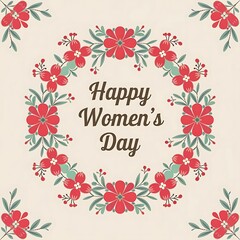 International happy womens day poster