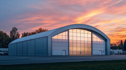 Obraz premium Modern hangar