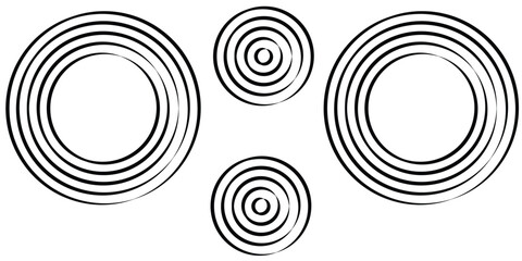 Lines in Circle Form . Spiral Vector Illustration .Technology round Logo . Design element . Abstract Geometric shape. eps10.