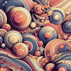 abstract background with circles