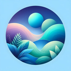 abstract blue background