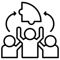 Team Building Icon