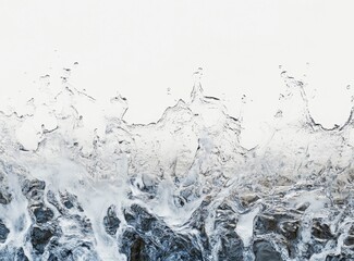 Water splash abstract background.
