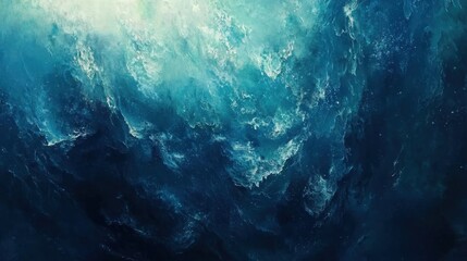 The Earth glowing in vibrant blue and green hues, leaving space for creative copy