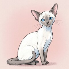 black cat with blue eyes