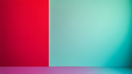 Obraz premium Abstract Colorful Background Red Green Purple Walls
