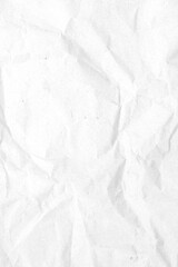 Obraz premium Crumpled piece of white paper grunge background. Recycled craft paper texture background.