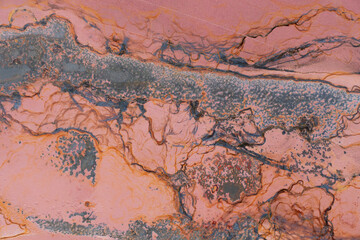 Metal sheets with rust and peeling paint