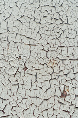 Metal sheets with rust and peeling paint