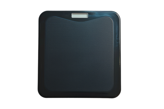 Bathroom weighing digital isolated on transparent background.