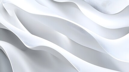 Abstract White Curving Lines Design Background