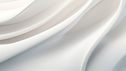 Fototapeta premium Swirling Waves of White in a Serene Backdrop