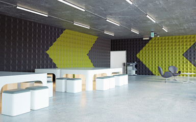 modern office interior,