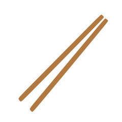 chopsticks vector illustration