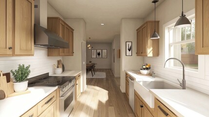 Bright and Airy Kitchen Design: Modern Farmhouse Style