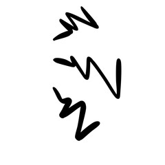 Line doodle sparkle