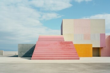 Stage architecture staircase outdoors.