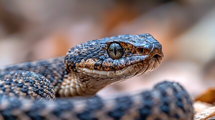 Obraz premium Close-up of a Snake's Head