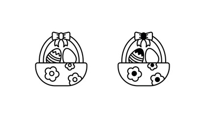 Bag icon design with white background stock illustration