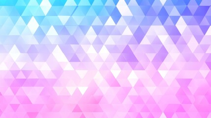 Fototapeta premium Abstract Geometric Gradient Blue Purple Pink Triangle Pattern Background Graphic Design Element
