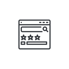 Rich Snippets line icon