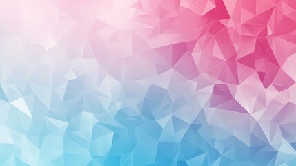 Abstract Pink Blue Triangular Geometric Background