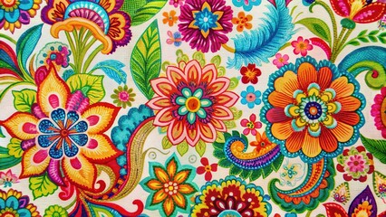 Elegant Patterned Fabric Background for Interior Design Projects - Aerial View