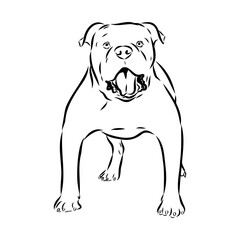 Alapaha Blue Blood Bulldog silhouette design
