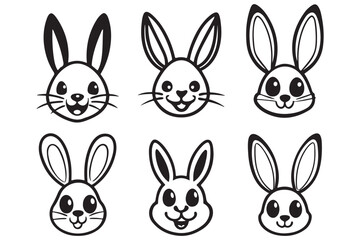 bunny face icon