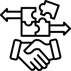 Compromising line icon